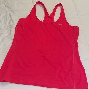 Under Armour activewear hot pink tank top